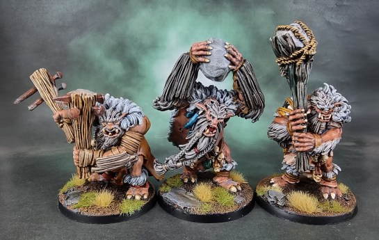 Shieldwolf Miniatures' Krumvaal Lower Yetis, Yhetees