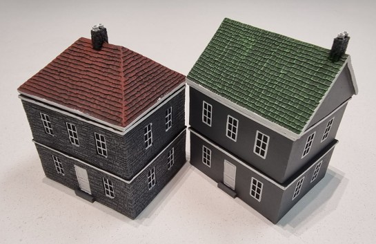 Flames of War Battlefield in a Box - Cherbourg House (BB157) & Munich House (BB159)