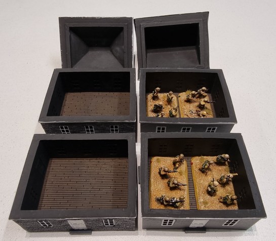 Flames of War Battlefield in a Box - Cherbourg House (BB157) & Munich House (BB159), 15mm, 1:100, 1/100 buildings, What a Tanker, Battlegroup, Team Yankee