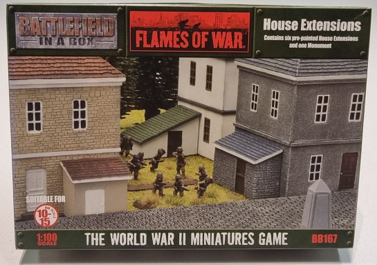Flames of War Battlefield in a Box - House Extensions (BB167), 15mm, 1:100, 1/100 buildings, What a Tanker, Battlegroup, Team Yankee