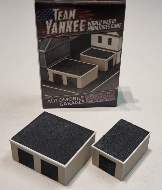 Team Yankee Battlefield in a Box - Automobile Garages (BB167), 15mm, 1:100, 1/100 buildings, What a Tanker, Battlegroup, Team Yankee