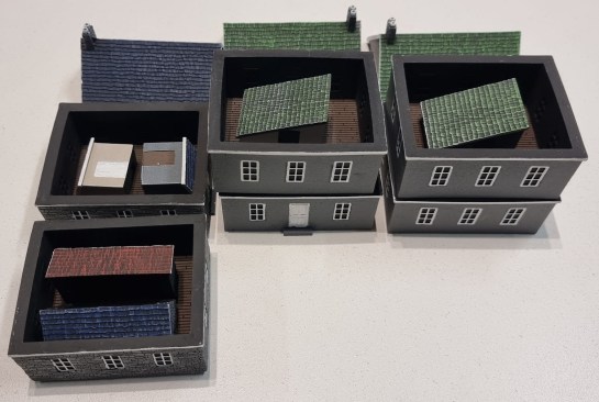 Flames of War Battlefield in a Box - House Extensions (BB167), 15mm, 1:100, 1/100 buildings, What a Tanker, Battlegroup, Team Yankee