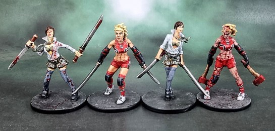 Zombicide Survivors “Belle” and “Maki” (Paolo Parente guest artist pack)