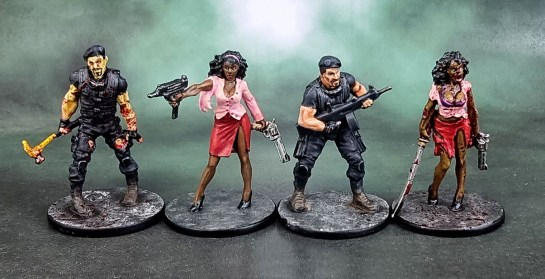 Zombicide Survivors “Benny” (Sylvester Stallone as Barney Ross from The Expendibles) & "Neema"