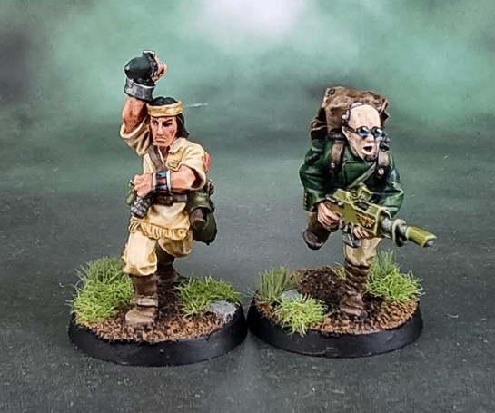 Colonel Schaeffer's Last Chancers - "Brains" and "Shiv"