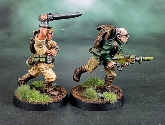 Colonel Schaeffer's Last Chancers - "Brains" and "Shiv"