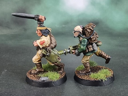 Colonel Schaeffer's Last Chancers - "Brains" and "Shiv"