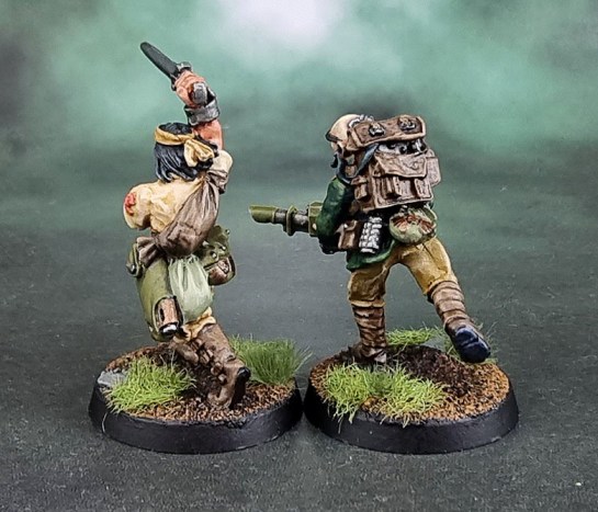 Colonel Schaeffer's Last Chancers - "Brains" and "Shiv"