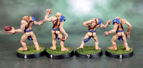 Blood Bowl 3e: Khemri Tomb Kings Undead Proxy Team - Paul Muller Ghouls! 1998 1999