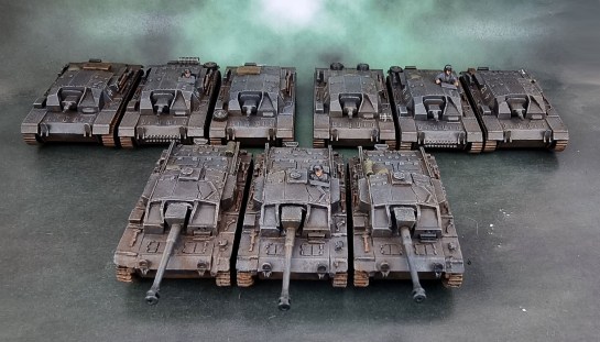 Battlefront 15mm "Grey" Stug III AusF. F Platoon, Zvezda 15mm "Grey" Stug III AusF. E Platoons - Early-to-Mid-War German for Flames of War, Battlegroup, What a Tanker, 1:100, 1/100