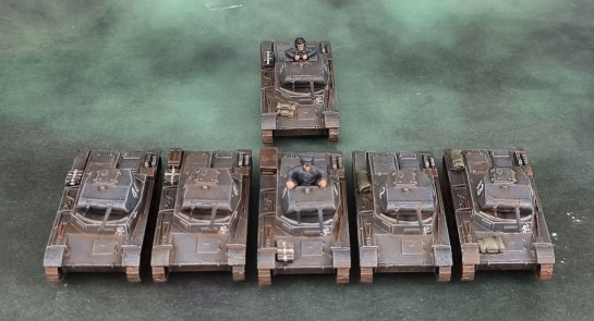 Zvezda 15mm "Grey" Panzer II Platoon- Early-to-Mid-War German for Flames of War, Battlegroup, What a Tanker, 1:100, 1/100