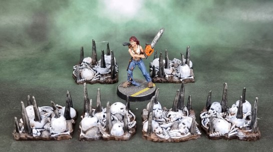 Massive Darkness 2 - 3D Pack: Hellscape, Reaper 50153: Berkeley, Zombie Survivor