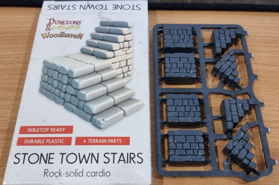 Archon Studios Dungeons and Lasers: Woodhaven - "Stone Town Stairs Set"