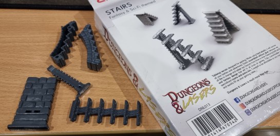 Archon Studios Dungeons and Lasers: Woodhaven - "Stairs: Fantasy and Sci-Fi Themed" - Review