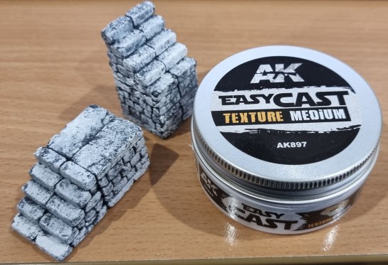 Archon Studios Dungeons and Lasers: Woodhaven - "Stone Town Stairs Set", AK Interactive Eastcast Texture Medium