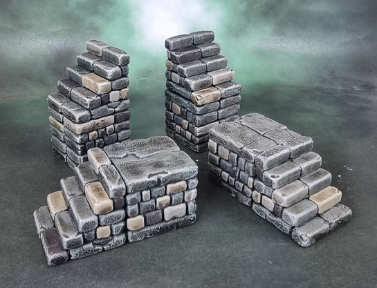 Archon Studios Dungeons and Lasers: Woodhaven - "Stone Town Stairs Set"