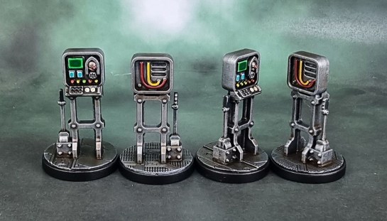 Necromunda! Necro'17 Consoles & Levers, Necromunda Barricades and Objectives 2017