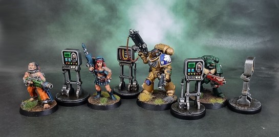 Necromunda! Necro'17 Consoles & Levers, Necromunda Barricades and Objectives 2017