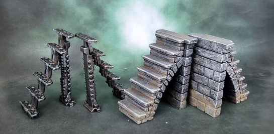 Archon Studios Dungeons and Lasers: Woodhaven - "Stairs: Fantasy and Sci-Fi Themed" - Review