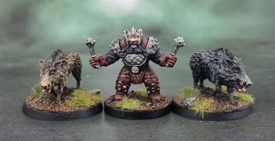 WizKids WK73554 Deep Cuts Miniatures Wild Boars, Athrogate