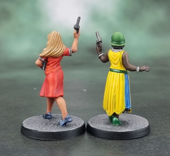 Cthulhu: Death May Die Miniatures - Mary Diaz, Elizabeth Ives, Cthulhu Investigators