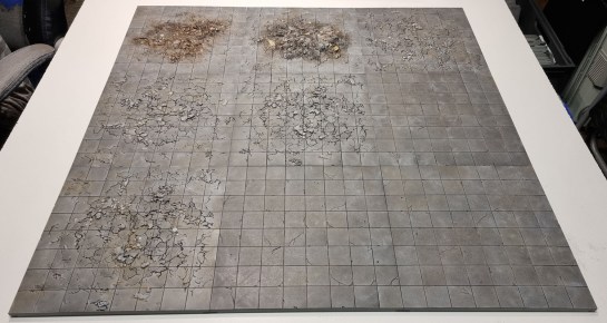 Secret Weapon Miniatures Tablescapes Tiles: Urban Streets, Urban Streets Damaged