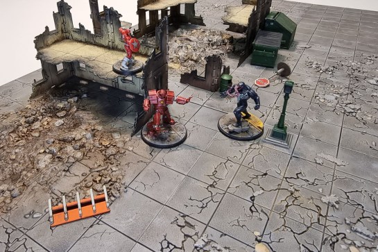 Secret Weapon Miniatures Tablescapes Tiles: Urban Streets, Urban Streets Damaged