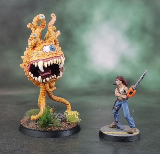 Reaper Bones 77043: Eye Beast (Not-Beholder, Dungeons and Dragons, D&D Monster Manual 75) #Monstermarch7, Reaper 50153: Berkeley Zombie Survivor