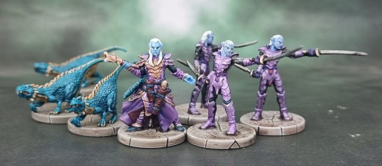 D&D Monster Manual. The Legend of Drizzt - Drow Wand Mage, Drow Duellists, Hunting Drakes