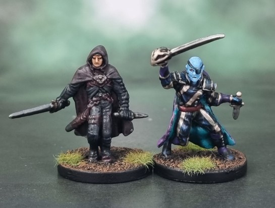 D&D ̶Monster Manual: The Legend of Drizzt - Jarlaxle Baenre, Drow Mercenary, Artemis Entreri, Human Assassin