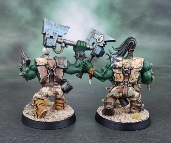 Assault on Black Reach Ork Nobz, Blood Axe Nobz