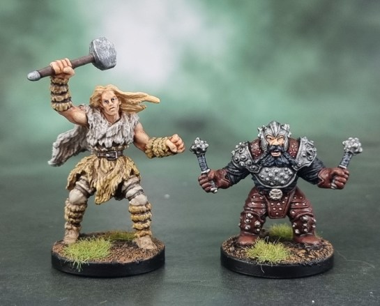 D&D Heroes: The Legend of Drizzt - Wulfgar, Human Barbarian & Athrogate, Dwarf Battlerager