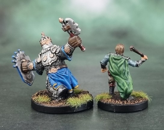 D&D ̶Heroes The Legend of Drizzt - Bruenor Battlehammer, Dwarf Fighter and Regis, Halfling Rogue