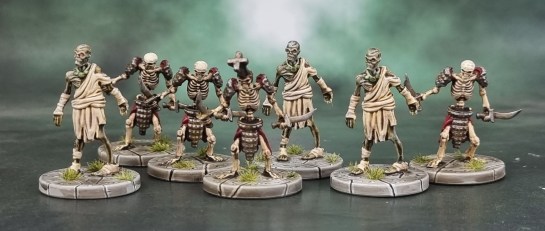 Dungeons and Dragons, D&D Monsters, Tomb of Annihilation, Chultan Zombies, Skeletons and Skeleton Key Miniatures