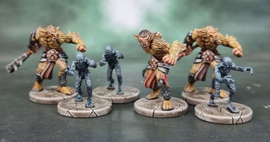 Dungeons and Dragons Miniature Figures D&D Temple of Elemental Evil – Bugbears & Doppelgangers