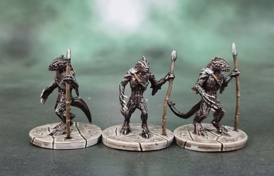 Dungeons and Dragons Miniature Figures D&D Temple of Elemental Evil – Troglodytes