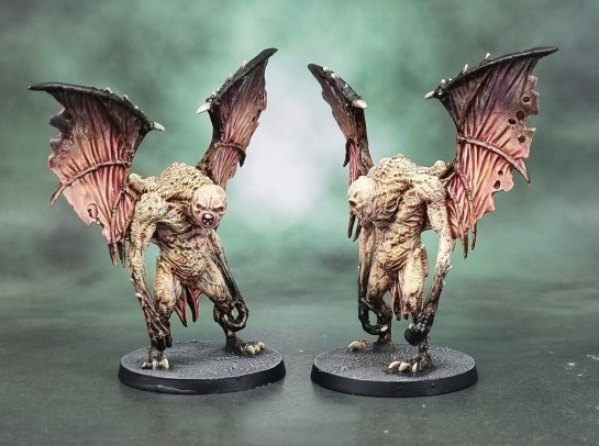 Cthulhu: Death May Die - Byakhee Painted Figures Miniatures
