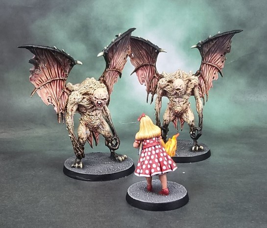 Cthulhu: Death May Die - Byakhee Painted Figures Miniatures