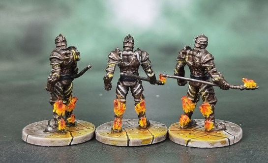 Dungeons and Dragons Miniature Figures D&D Temple of Elemental Evil – Fire Cultist Warriors