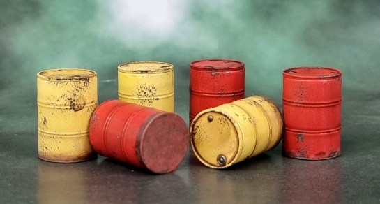 Marvel Crisis Protocol NYC Construction Site Terrain Pack: Barrels