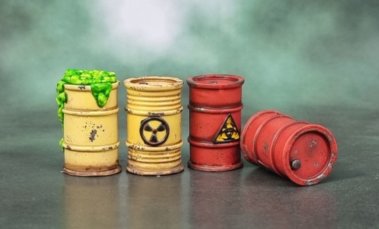 Wargaming Barrels urban terrain