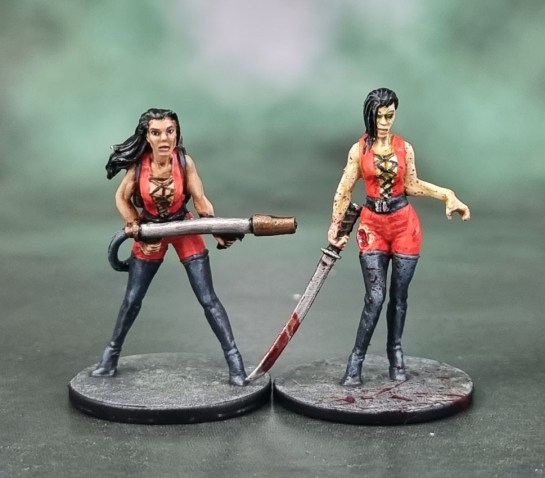 Zombicide Gaming Night #1 Survivor "Kyoko" (Lucy Liu as Alex Munday from Charlie's Angels: Full Throttle)