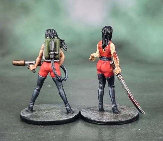 Zombicide Gaming Night #1 Survivor "Kyoko" (Lucy Liu as Alex Munday from Charlie's Angels: Full Throttle)