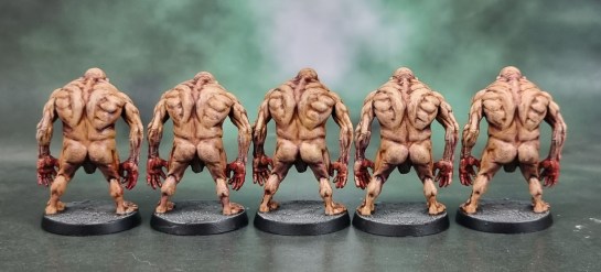 Cthulhu: Death May Die - Tcho-Tcho painted miniature figurines