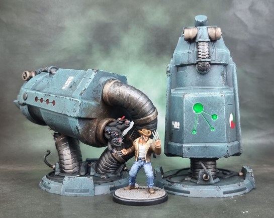 Marvel Crisis Protocol: Cosmic Terrain Pack - Generators. Logan, the Wolverine