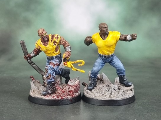 Marvel Zombies: Luke Cage - Hero Version and Zombie Version