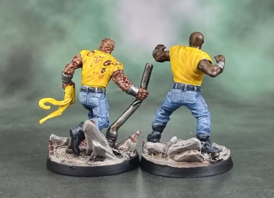 Marvel Zombies: Luke Cage - Hero Version and Zombie Version