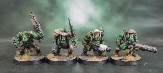 Brian Nelson, Warhammer 40k, Space Orks, Slugga Boyz, Shoota Boyz, Blood Axes