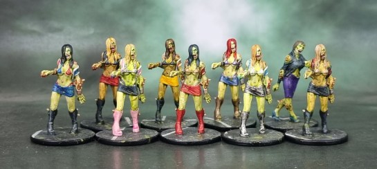 Zombicide Toxic City Mall Expansion: Toxic Walkers