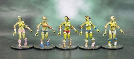 Zombicide Toxic City Mall Expansion: Toxic Walkers